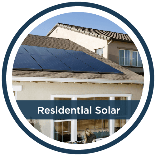 Castaways Residential Solar Panels On A Home 