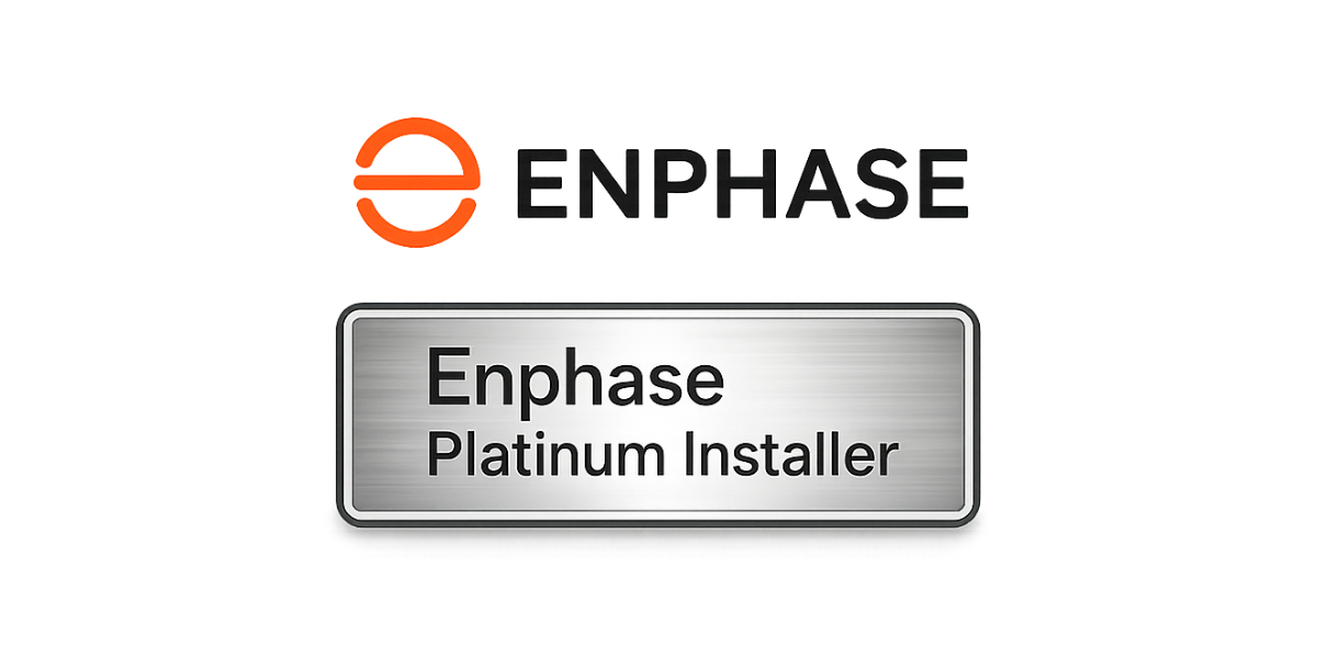 1 Enphase platinum dealer badge